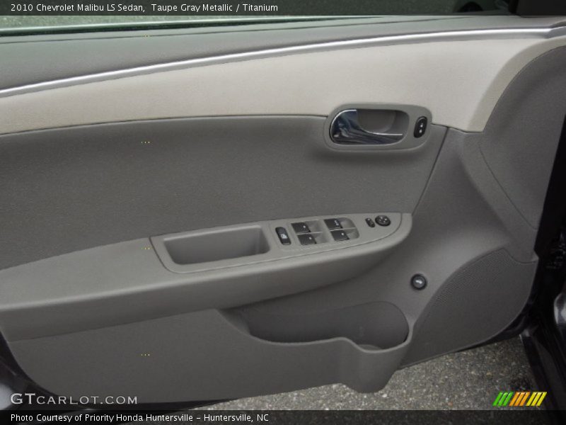Taupe Gray Metallic / Titanium 2010 Chevrolet Malibu LS Sedan