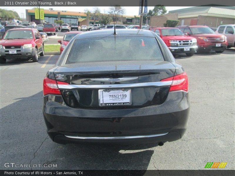 Black / Black 2011 Chrysler 200 Touring