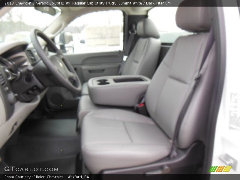 Summit White / Dark Titanium 2013 Chevrolet Silverado 3500HD WT Regular Cab Utility Truck