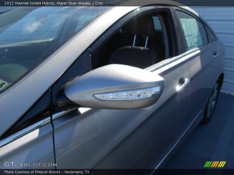 Hyper Silver Metallic / Gray 2012 Hyundai Sonata Hybrid