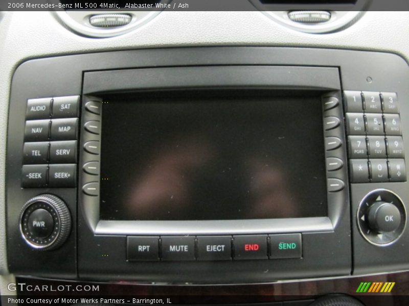 Controls of 2006 ML 500 4Matic