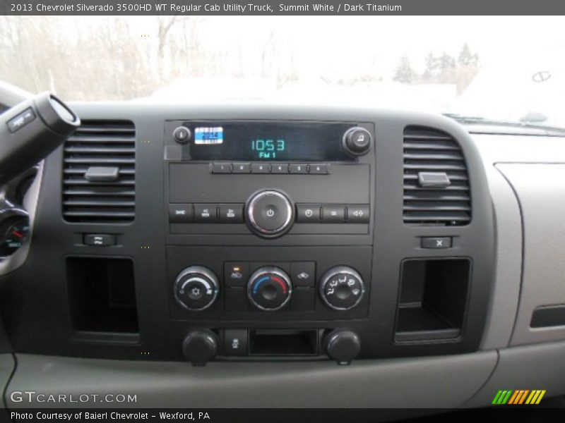 Summit White / Dark Titanium 2013 Chevrolet Silverado 3500HD WT Regular Cab Utility Truck