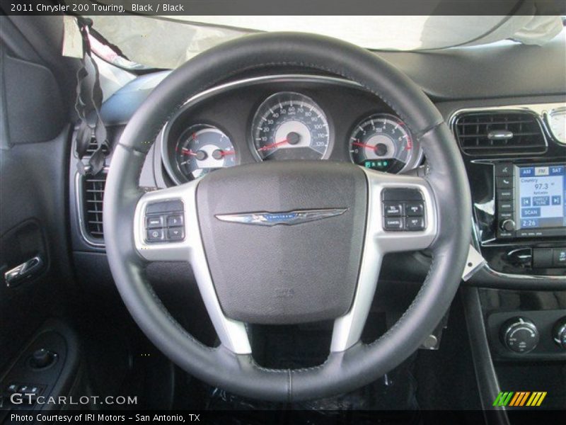Black / Black 2011 Chrysler 200 Touring