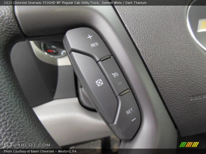 Summit White / Dark Titanium 2013 Chevrolet Silverado 3500HD WT Regular Cab Utility Truck