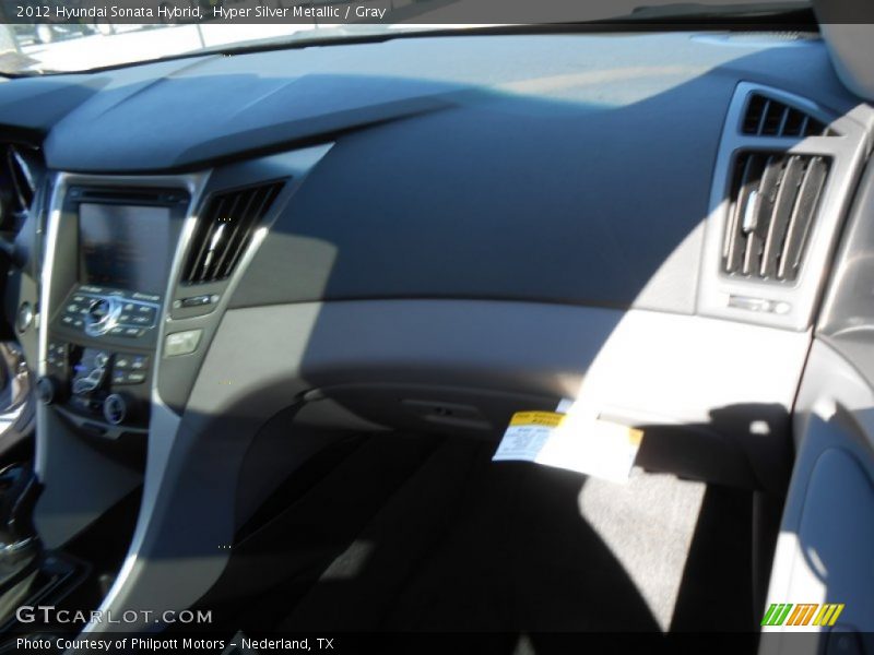 Hyper Silver Metallic / Gray 2012 Hyundai Sonata Hybrid