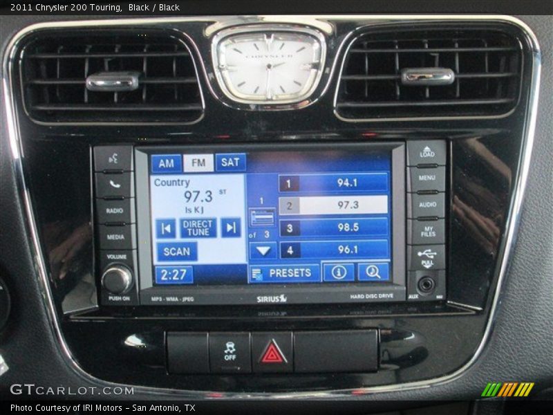 Black / Black 2011 Chrysler 200 Touring