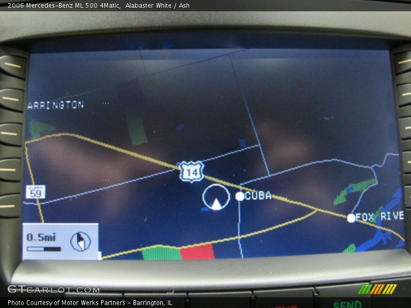 Navigation of 2006 ML 500 4Matic