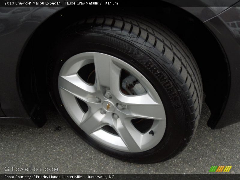 Taupe Gray Metallic / Titanium 2010 Chevrolet Malibu LS Sedan