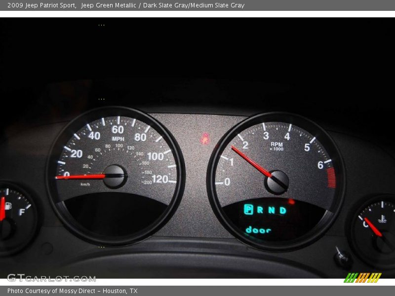 Jeep Green Metallic / Dark Slate Gray/Medium Slate Gray 2009 Jeep Patriot Sport