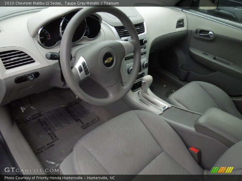 Taupe Gray Metallic / Titanium 2010 Chevrolet Malibu LS Sedan