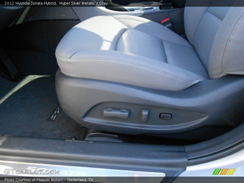 Hyper Silver Metallic / Gray 2012 Hyundai Sonata Hybrid