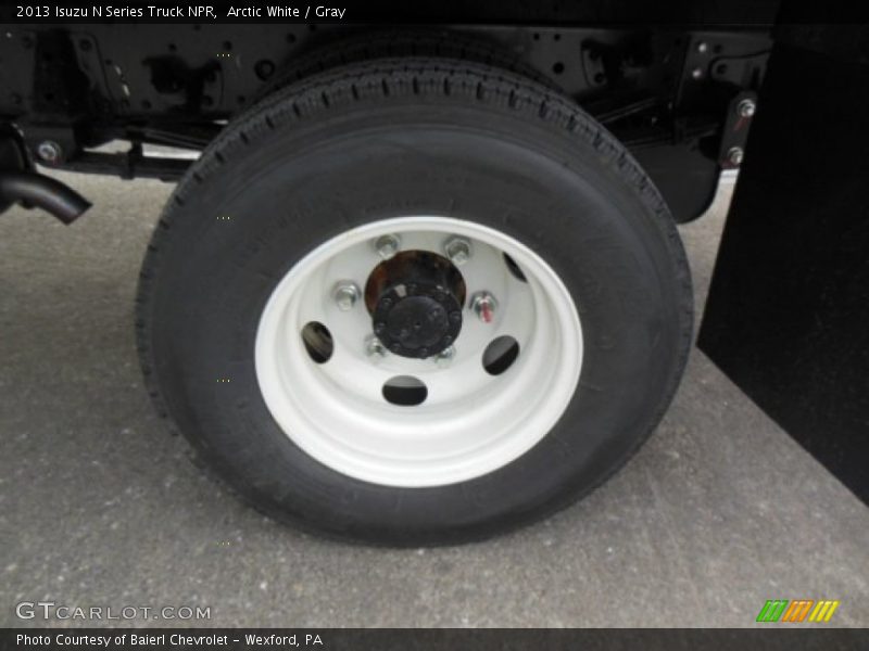 Arctic White / Gray 2013 Isuzu N Series Truck NPR