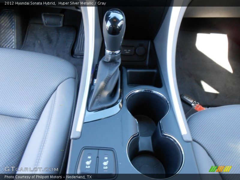 Hyper Silver Metallic / Gray 2012 Hyundai Sonata Hybrid