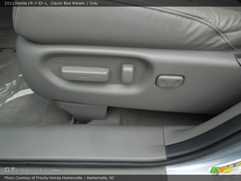 Glacier Blue Metallic / Gray 2011 Honda CR-V EX-L