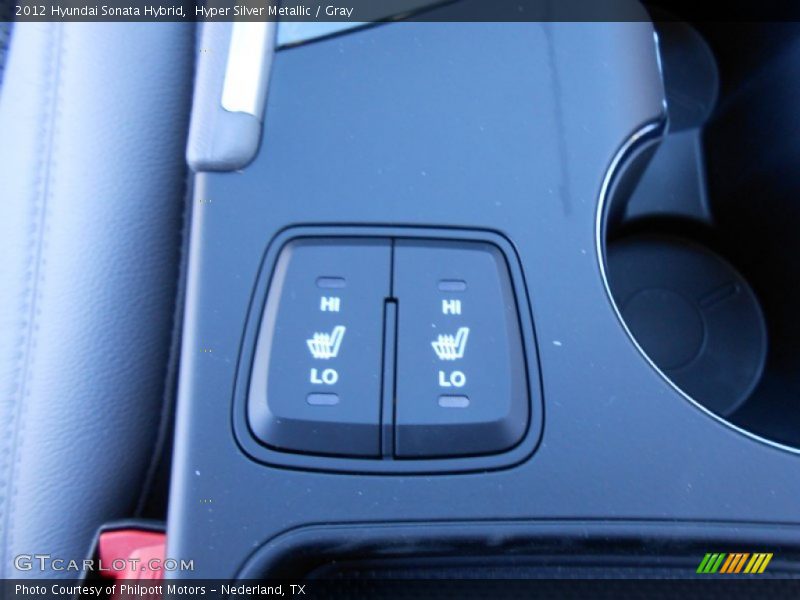 Hyper Silver Metallic / Gray 2012 Hyundai Sonata Hybrid