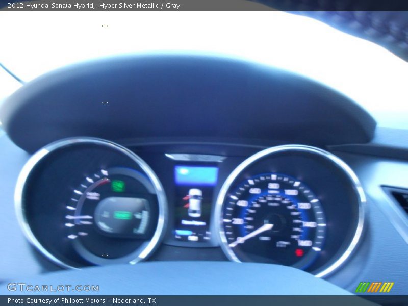 Hyper Silver Metallic / Gray 2012 Hyundai Sonata Hybrid