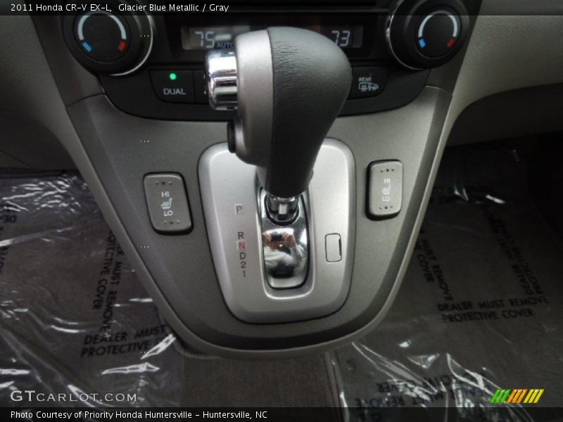 Glacier Blue Metallic / Gray 2011 Honda CR-V EX-L