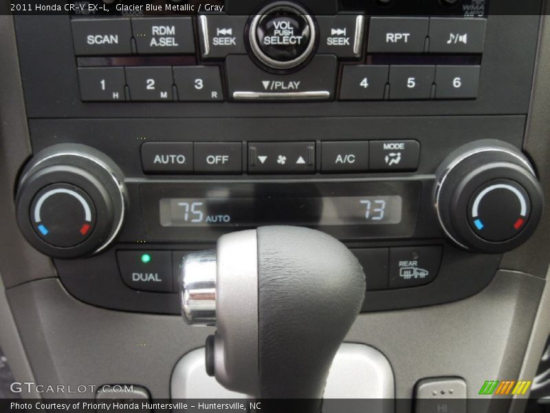Glacier Blue Metallic / Gray 2011 Honda CR-V EX-L