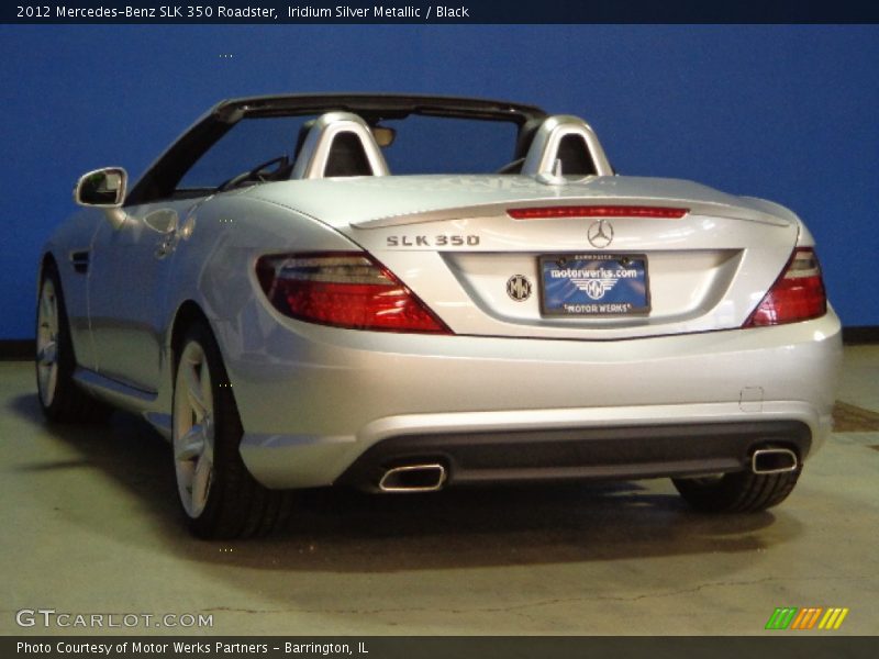 Iridium Silver Metallic / Black 2012 Mercedes-Benz SLK 350 Roadster