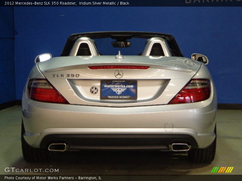 Iridium Silver Metallic / Black 2012 Mercedes-Benz SLK 350 Roadster