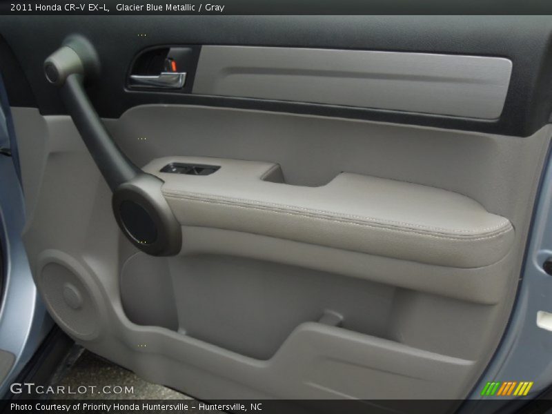 Glacier Blue Metallic / Gray 2011 Honda CR-V EX-L