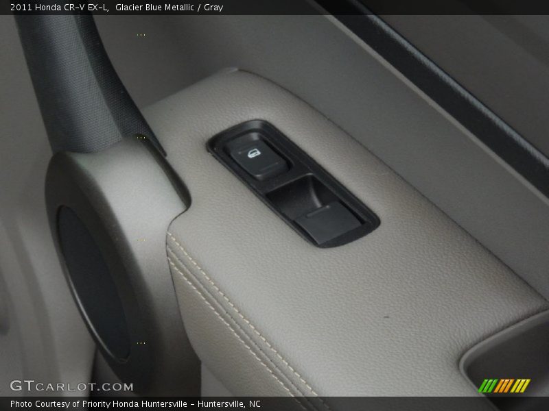 Glacier Blue Metallic / Gray 2011 Honda CR-V EX-L