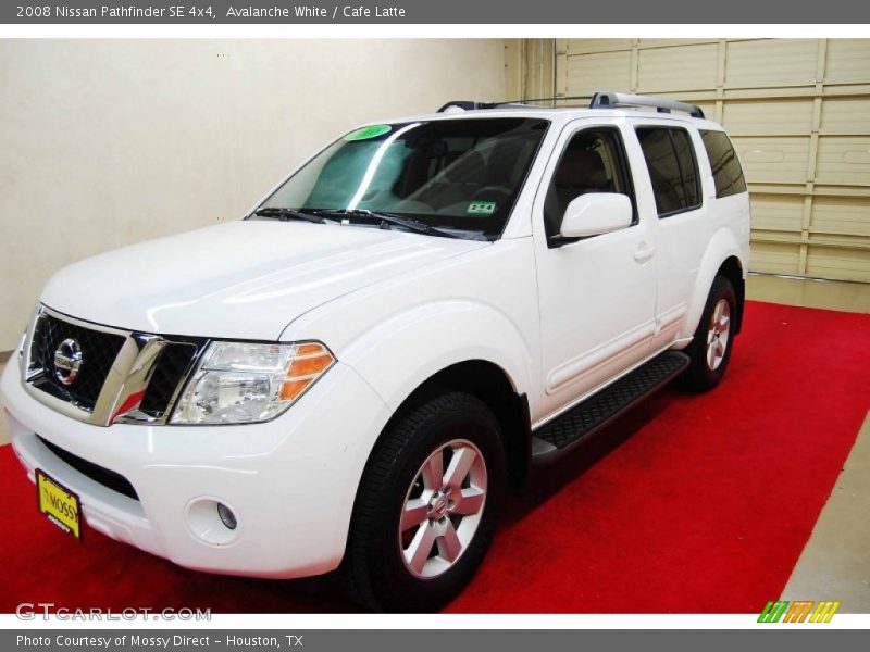 Avalanche White / Cafe Latte 2008 Nissan Pathfinder SE 4x4