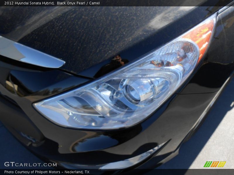 Black Onyx Pearl / Camel 2012 Hyundai Sonata Hybrid