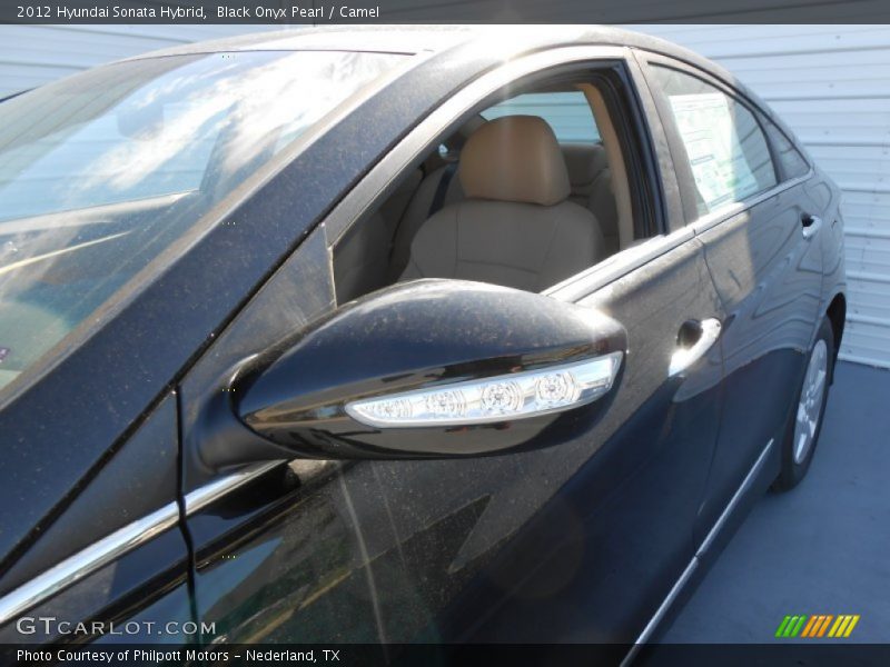 Black Onyx Pearl / Camel 2012 Hyundai Sonata Hybrid