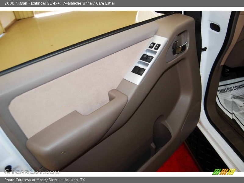 Avalanche White / Cafe Latte 2008 Nissan Pathfinder SE 4x4