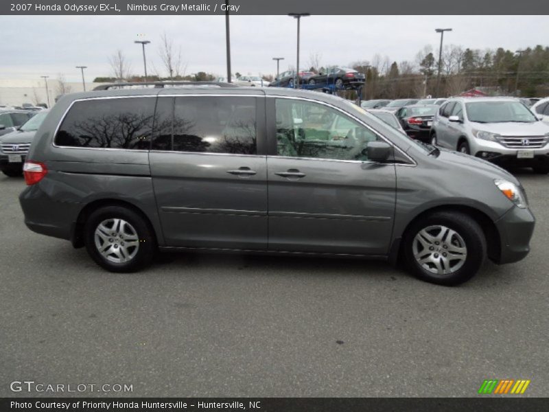 Nimbus Gray Metallic / Gray 2007 Honda Odyssey EX-L