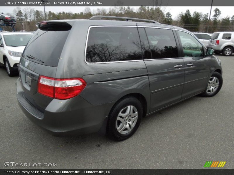 Nimbus Gray Metallic / Gray 2007 Honda Odyssey EX-L