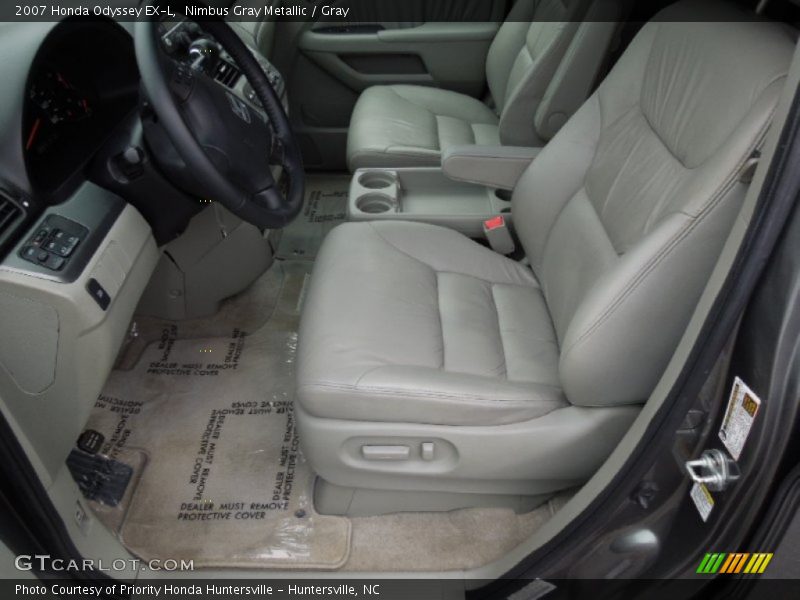 Nimbus Gray Metallic / Gray 2007 Honda Odyssey EX-L