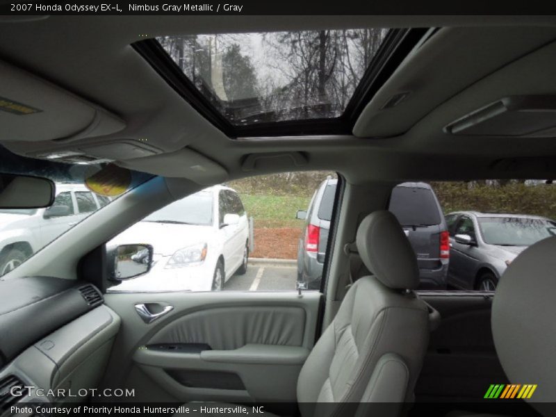 Nimbus Gray Metallic / Gray 2007 Honda Odyssey EX-L