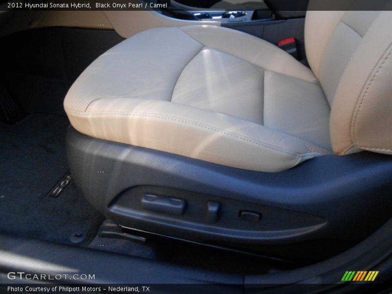 Black Onyx Pearl / Camel 2012 Hyundai Sonata Hybrid