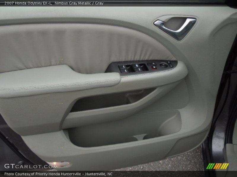 Nimbus Gray Metallic / Gray 2007 Honda Odyssey EX-L