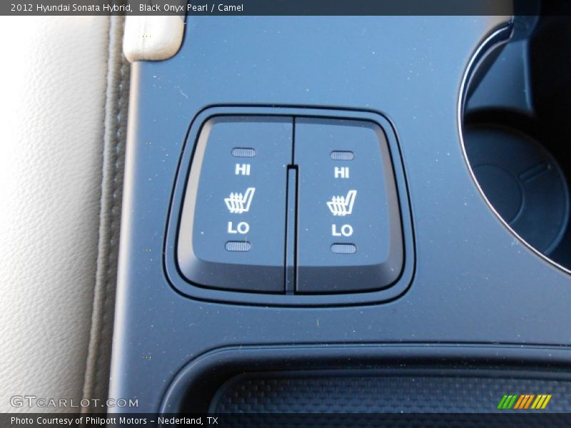 Black Onyx Pearl / Camel 2012 Hyundai Sonata Hybrid