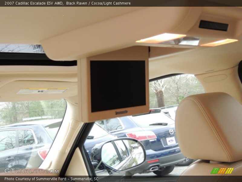 Black Raven / Cocoa/Light Cashmere 2007 Cadillac Escalade ESV AWD