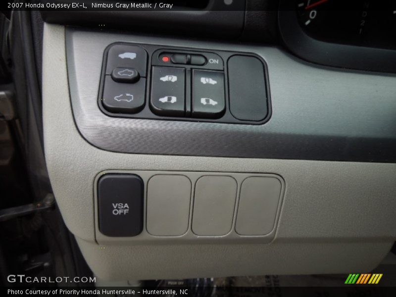 Nimbus Gray Metallic / Gray 2007 Honda Odyssey EX-L