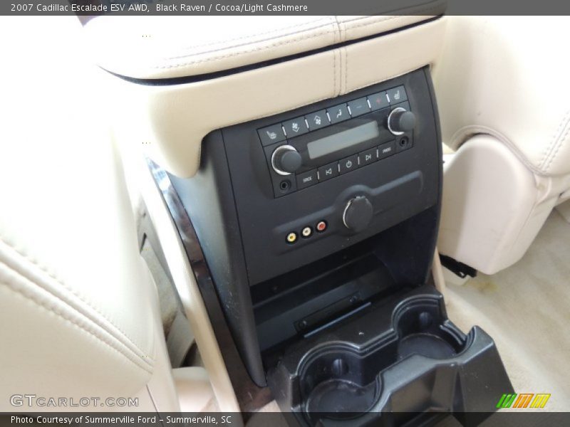 Black Raven / Cocoa/Light Cashmere 2007 Cadillac Escalade ESV AWD