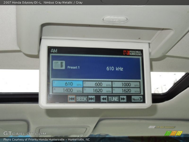 Nimbus Gray Metallic / Gray 2007 Honda Odyssey EX-L