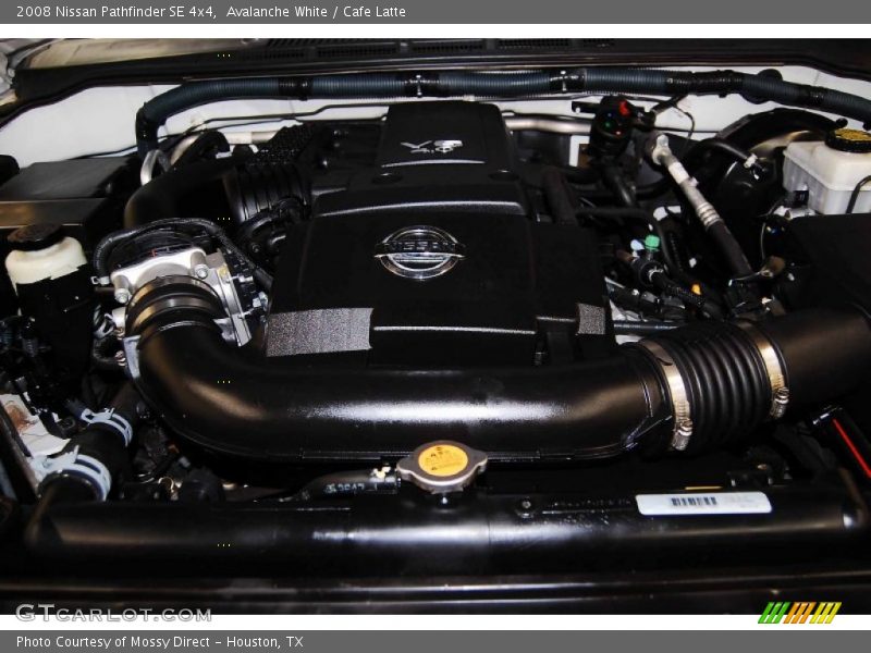  2008 Pathfinder SE 4x4 Engine - 4.0 Liter DOHC 24-Valve VVT V6
