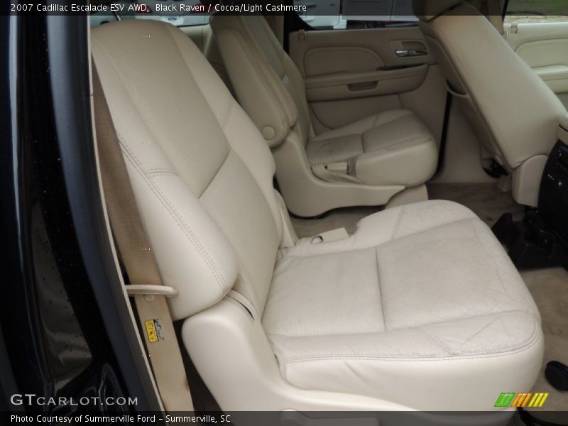 Black Raven / Cocoa/Light Cashmere 2007 Cadillac Escalade ESV AWD