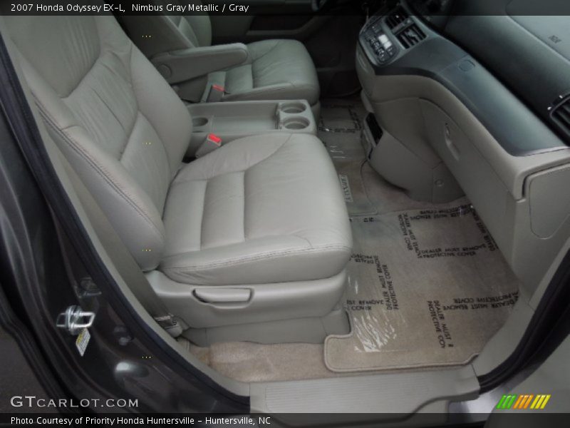 Nimbus Gray Metallic / Gray 2007 Honda Odyssey EX-L