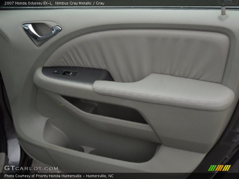 Nimbus Gray Metallic / Gray 2007 Honda Odyssey EX-L