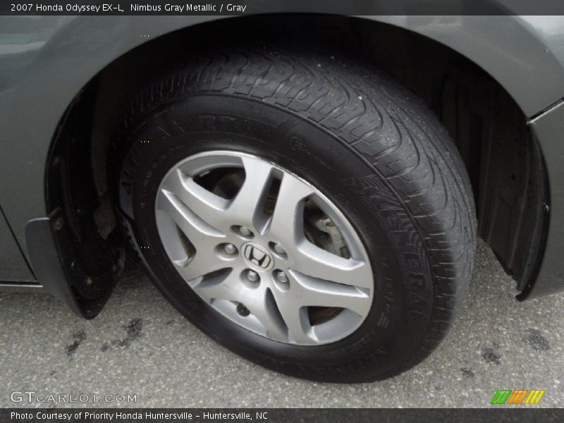 Nimbus Gray Metallic / Gray 2007 Honda Odyssey EX-L