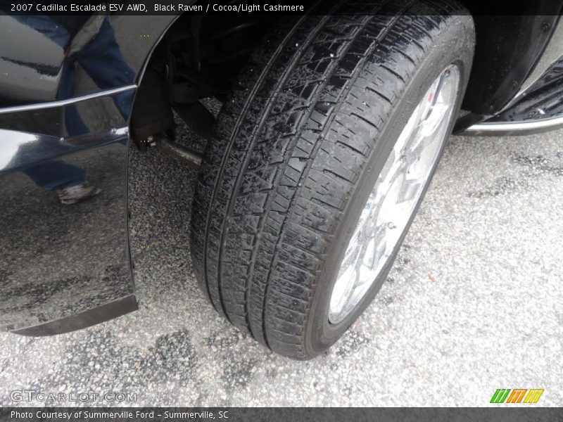Black Raven / Cocoa/Light Cashmere 2007 Cadillac Escalade ESV AWD