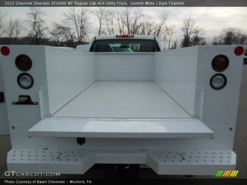  2013 Silverado 3500HD WT Regular Cab 4x4 Utility Truck Trunk