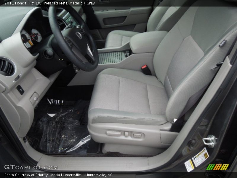 Polished Metal Metallic / Gray 2011 Honda Pilot EX