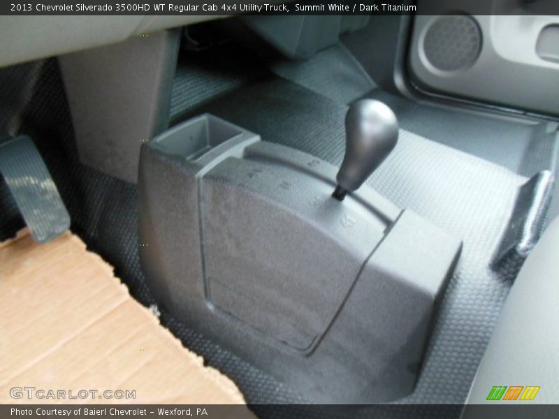 Summit White / Dark Titanium 2013 Chevrolet Silverado 3500HD WT Regular Cab 4x4 Utility Truck